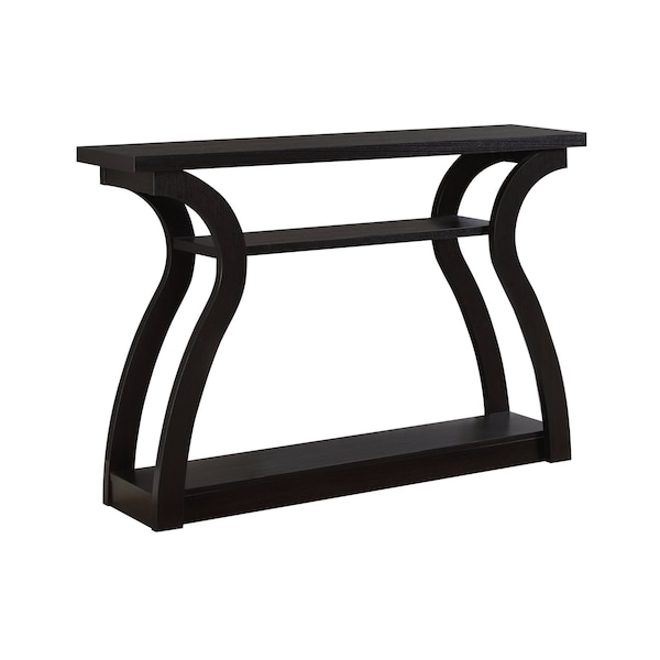 Accent Table, Console, Entryway, Narrow, Sofa, Living Room, Bedroom, Laminate, Brown, Contemporary